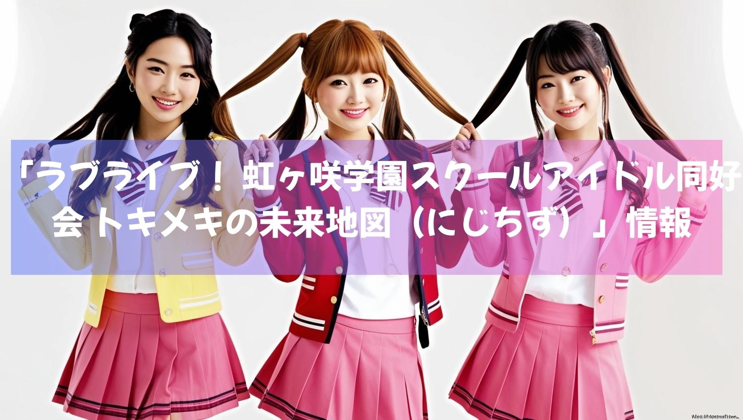 『ラブライブ！』新情報！2025年4月24日にNintendo SwitchとSteamで「ラブライブ！ 虹ヶ咲学園スクールアイドル同好会 トキメキの未来地図（にじちず）」発売‼